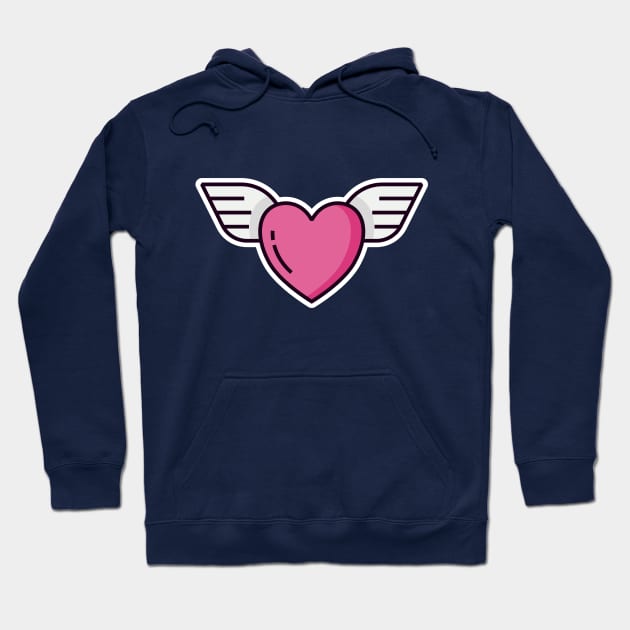 Angel hearth Hoodie by iorozuya